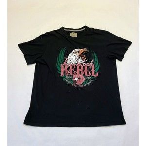 Rare Kid Rock Rebel Soul First Kiss Cheap Date Concert Tour T Shirt 2015 . 2XL.